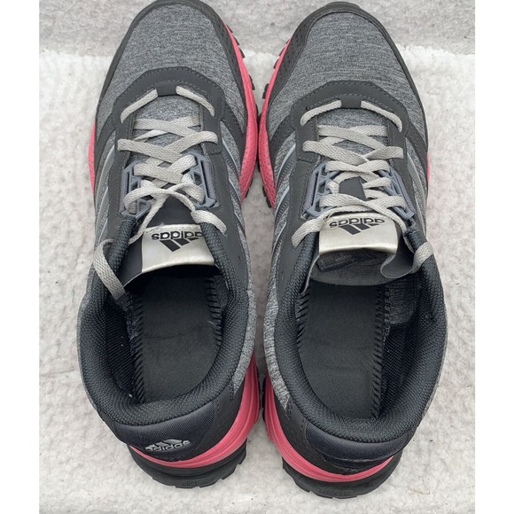 Adidas Running Shoes Womens 9 AKTIV Trails Hiking Gray Pink NO INSOLES B26576 - Picture 4 of 12